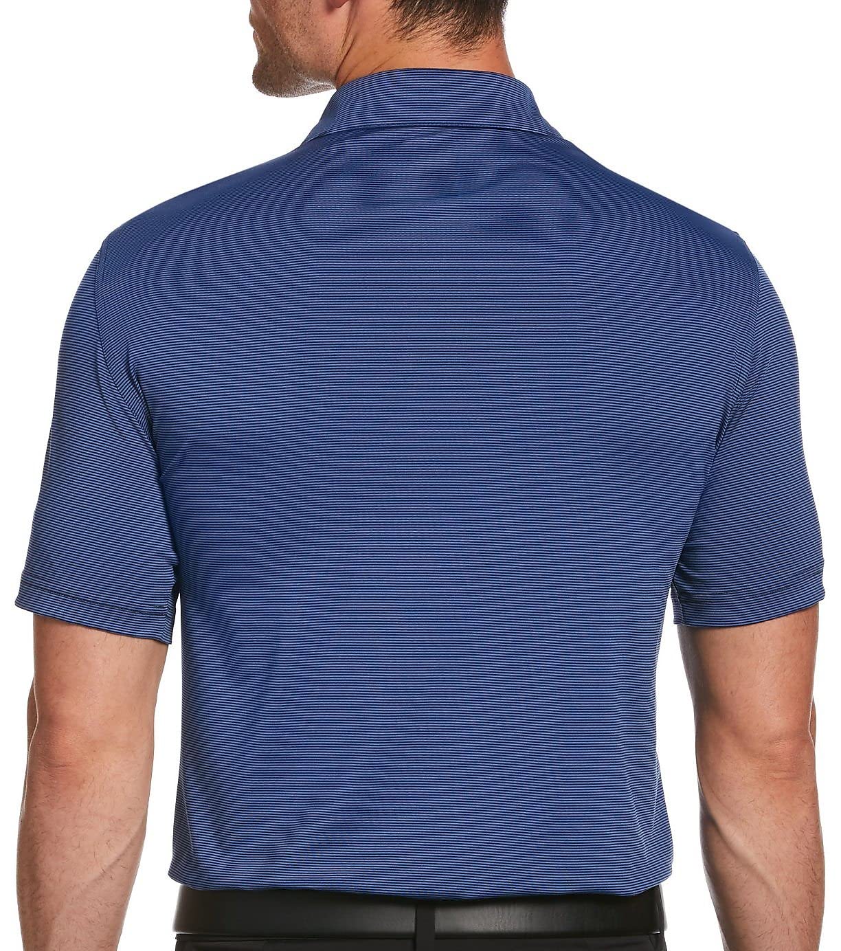 Callaway Men's Pro Spin Fine Line Short Sleeve Golf Shirt (Size X-Small-4X Big & Tall), Peacoat, Large